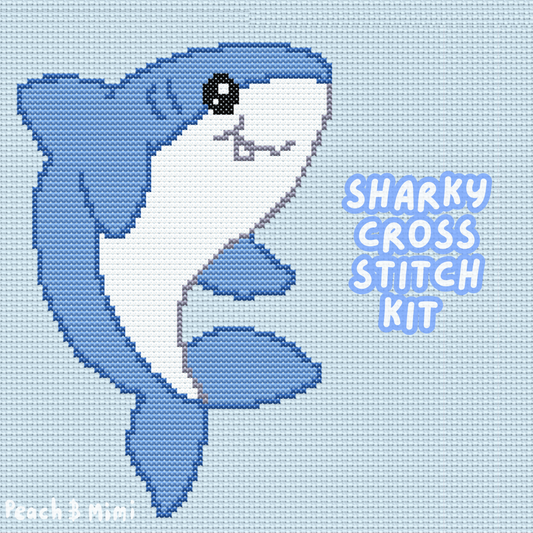 Sharky Cross Stitch Kit