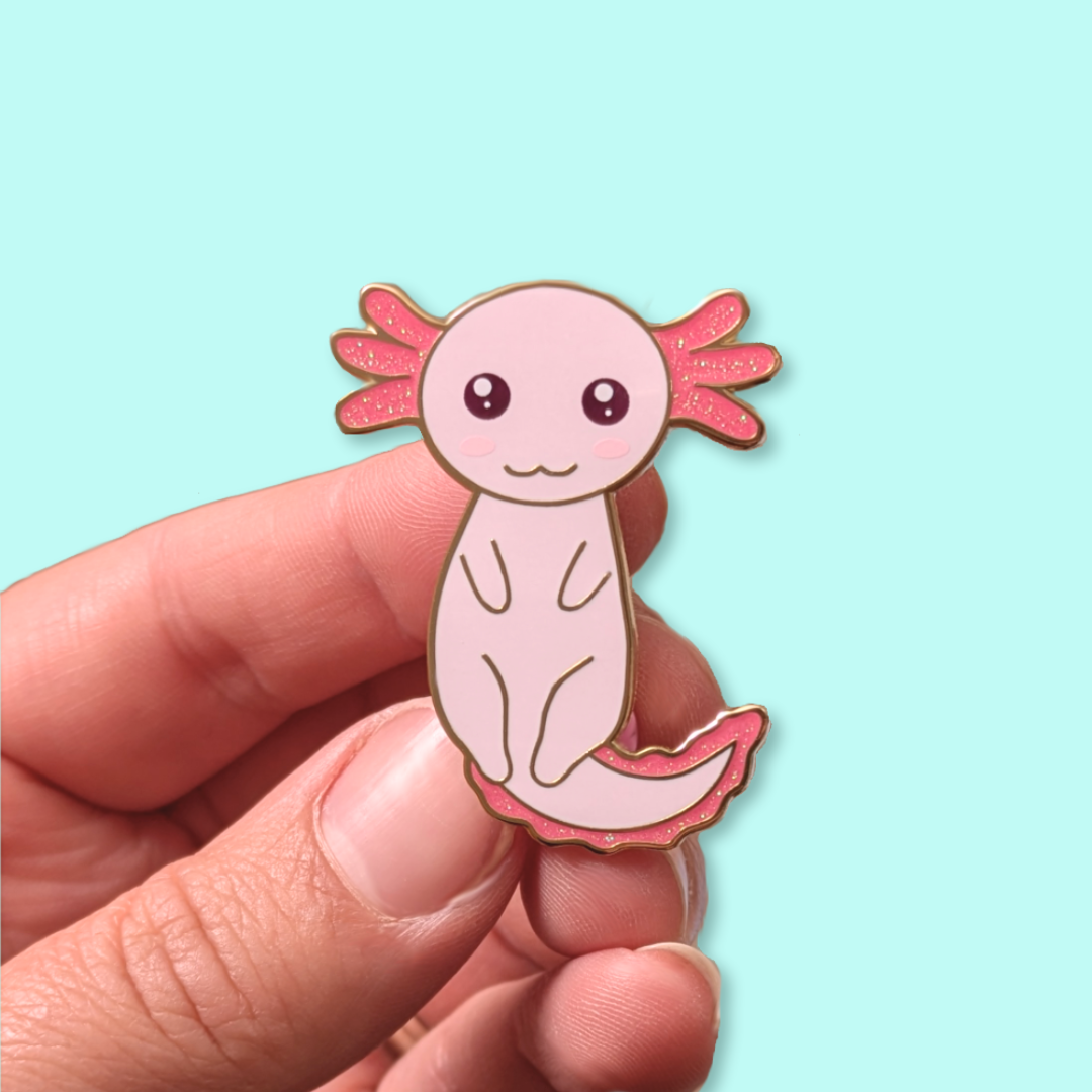 Axel the Axolotl Enamel Pin