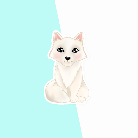 Arctic Fox Vinyl Sticker