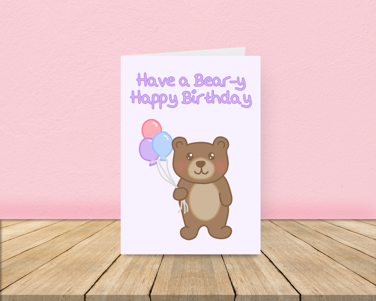 Bear-y Happy Birthday Card