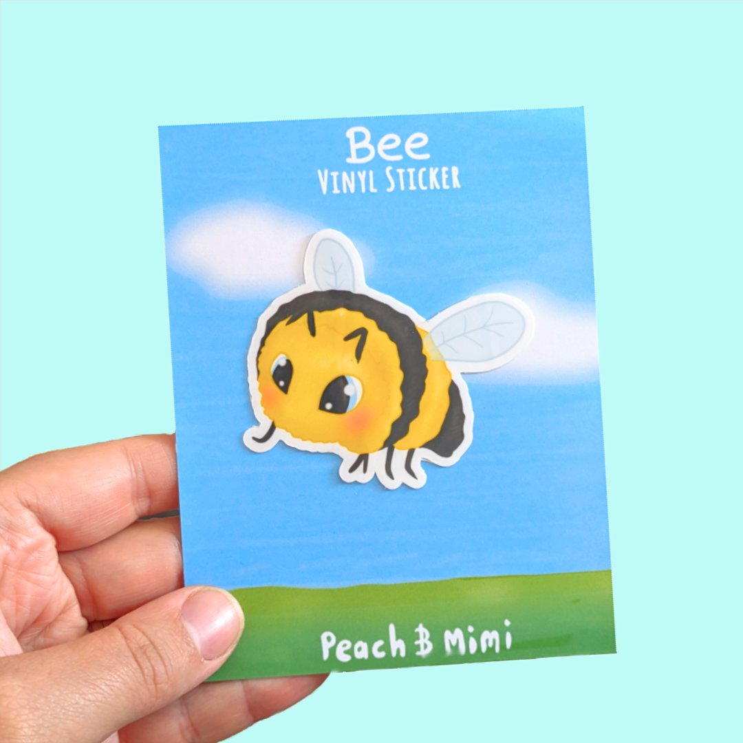 Bee-atrice the Bee Vinyl Sticker