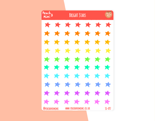 Bright Stars Planner Stickers