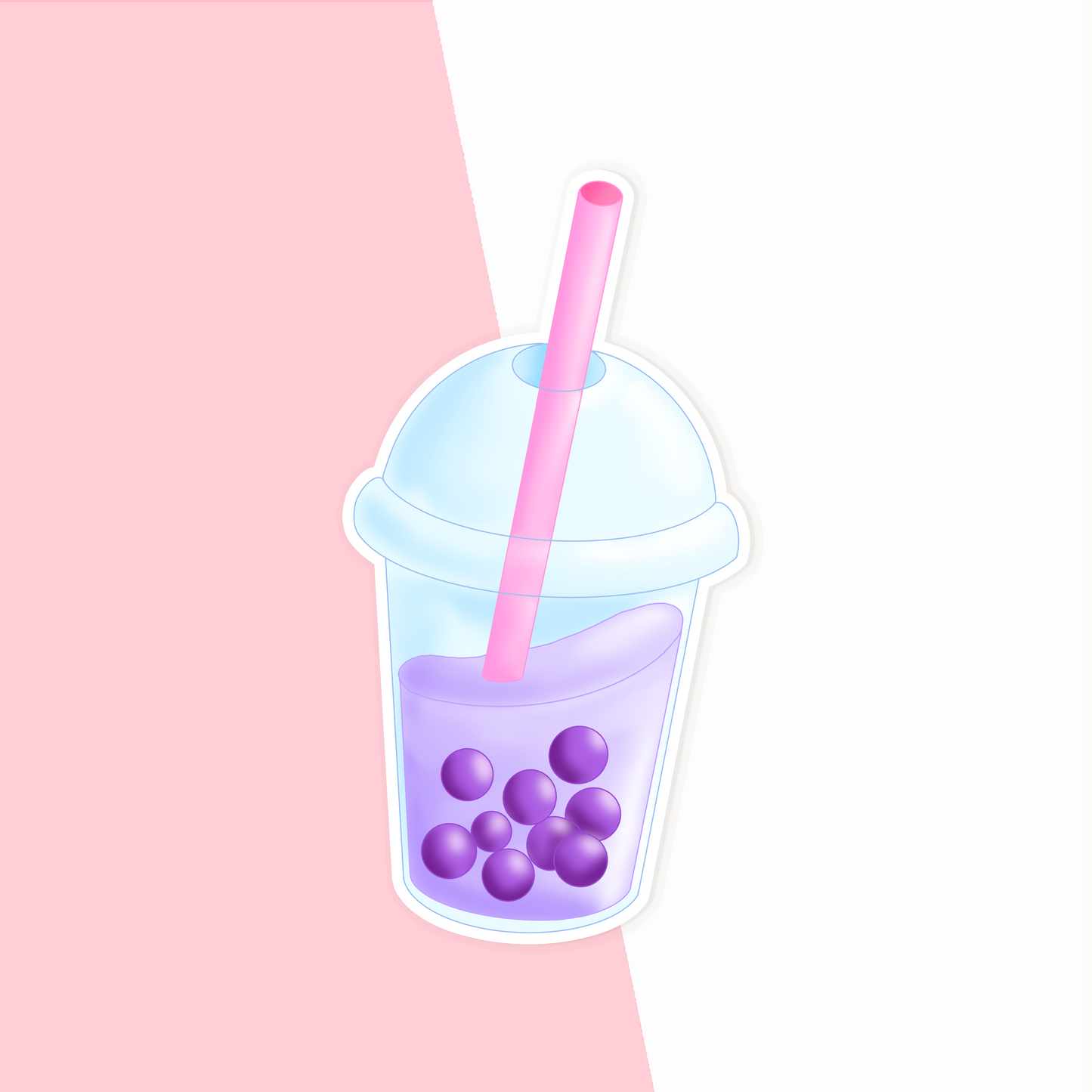 Bubble Tea Vinyl Sticker