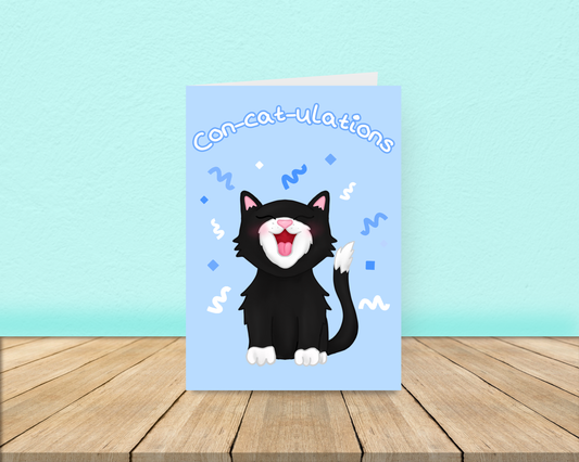 Con-Cat-Ulations Card