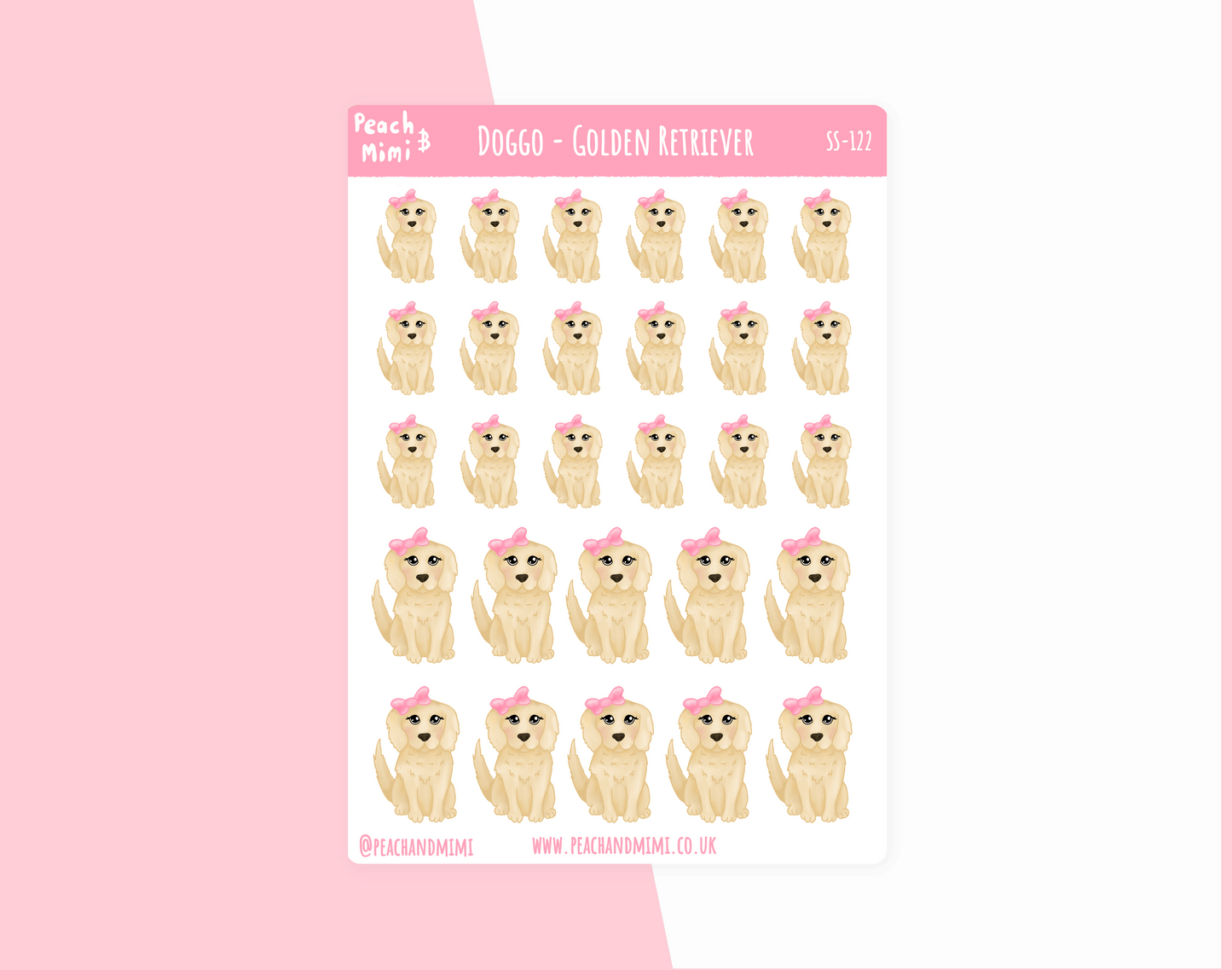 Doggo - Golden Retriever Stickers