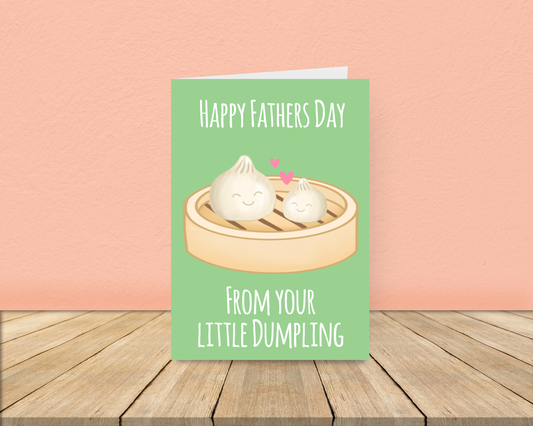 Little Dumpling Fathers Day Card