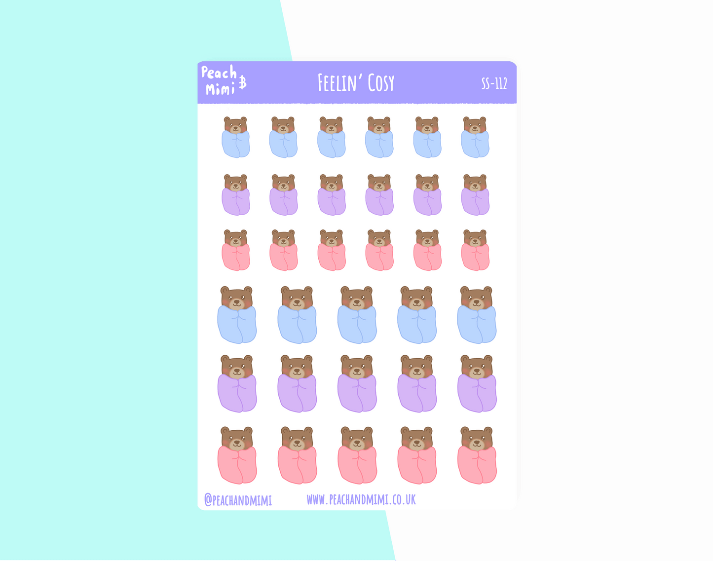 Feelin' Cosy Planner Stickers