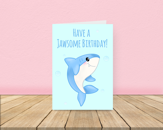 Jawsome Birthday Card