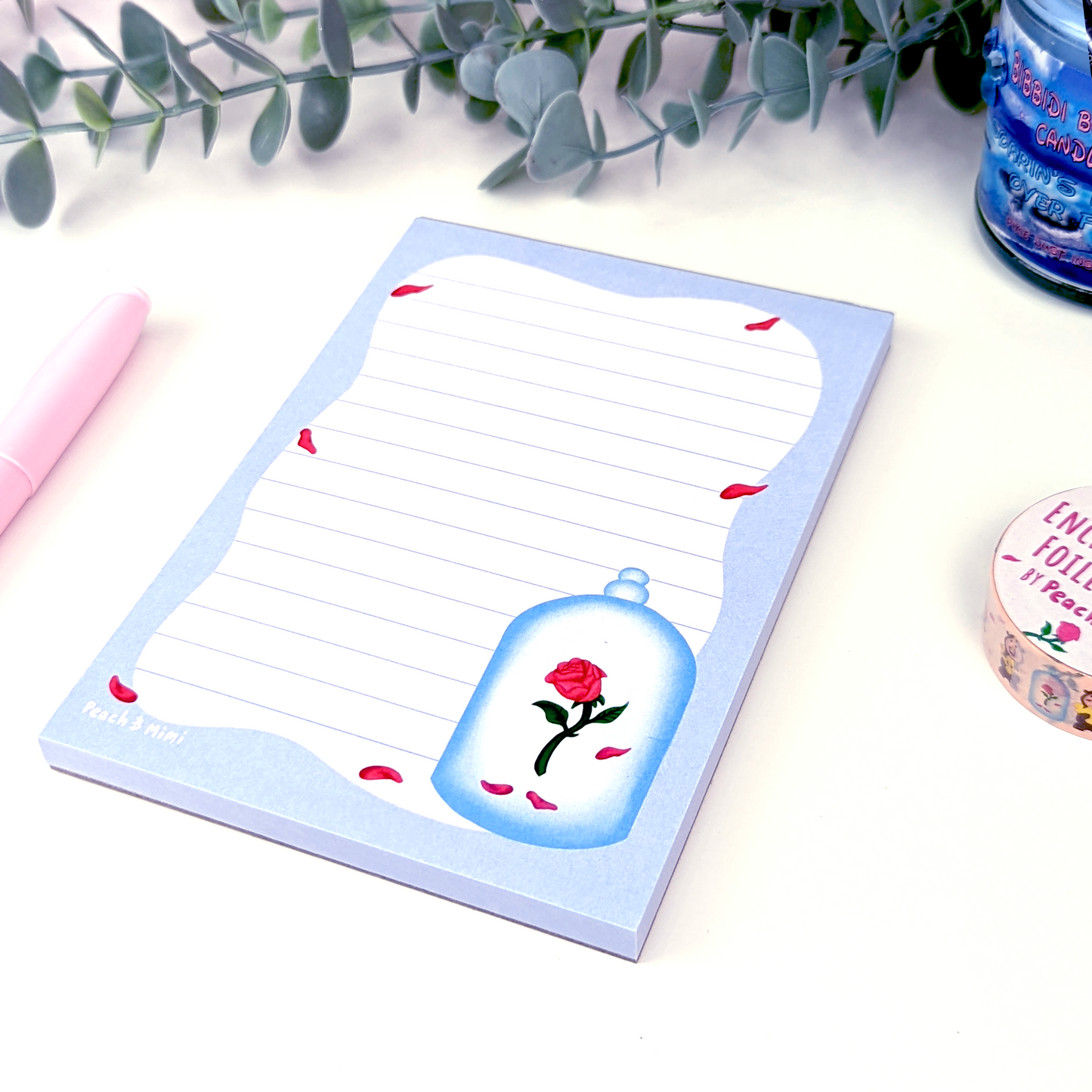 Enchanted Rose Notepad