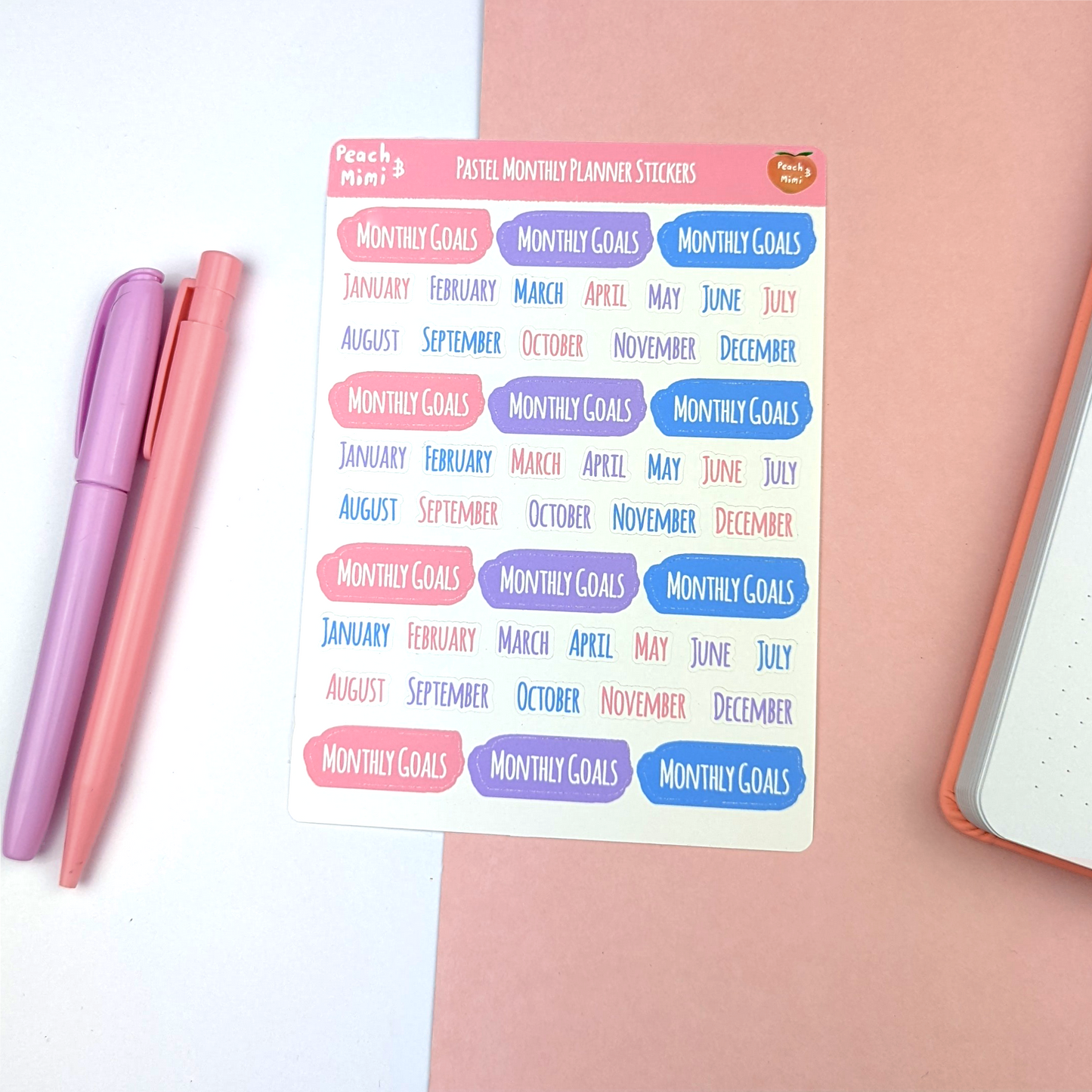 Monthly Planner Stickers