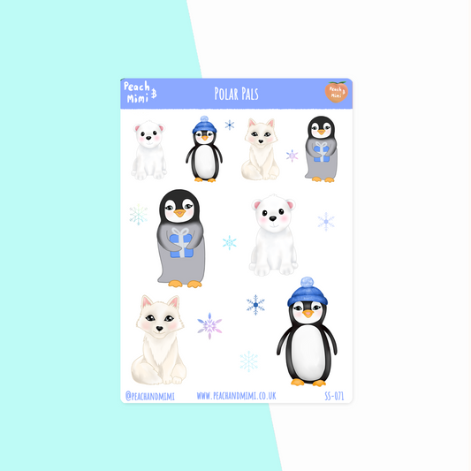 Polar Pals Sticker Sheet