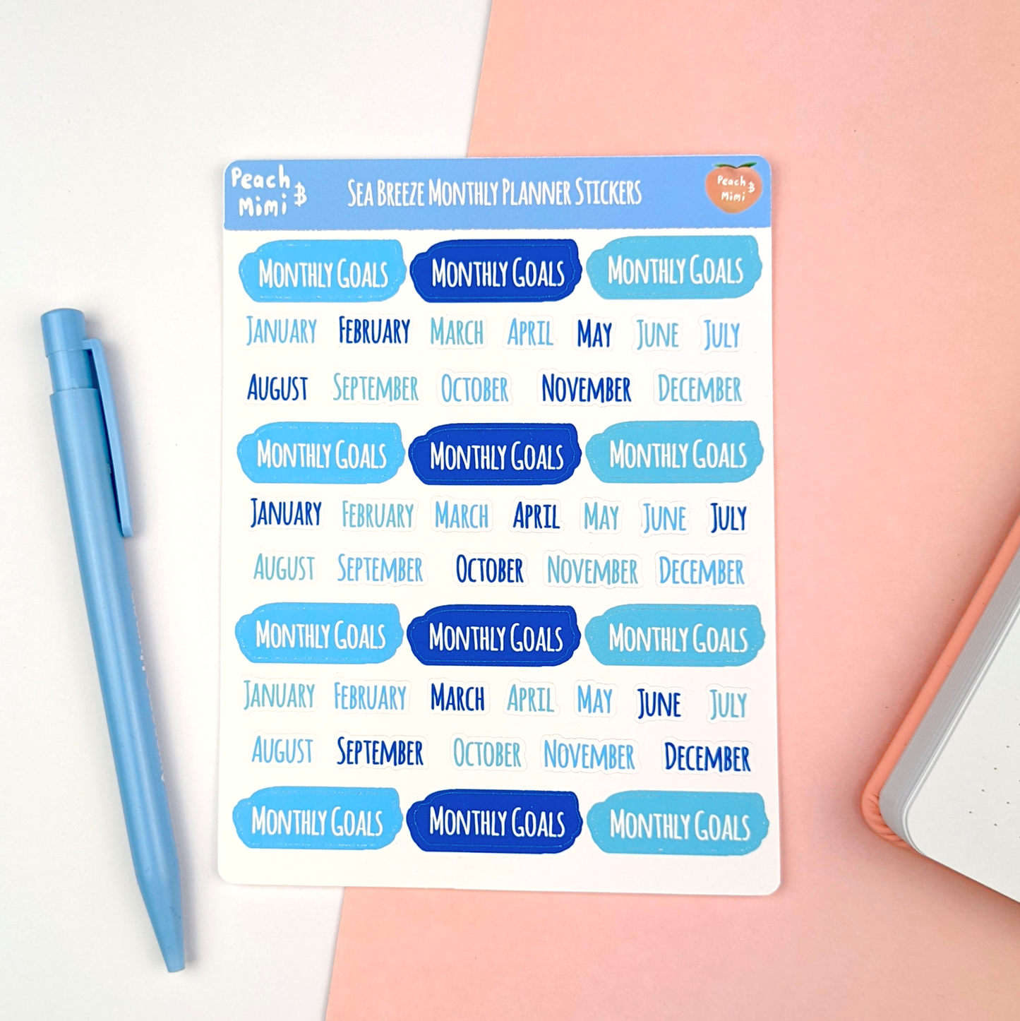 Monthly Planner Stickers