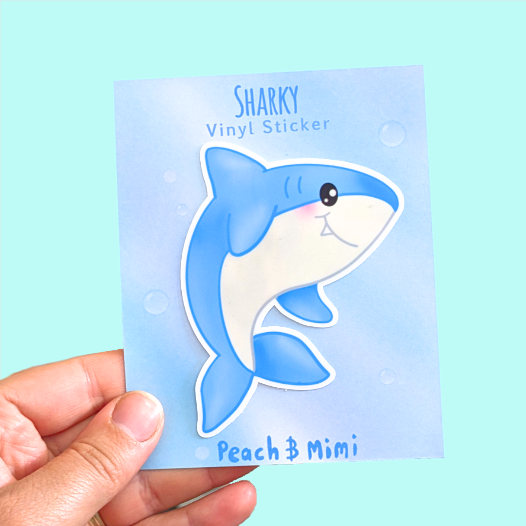 Sharky Vinyl Sticker