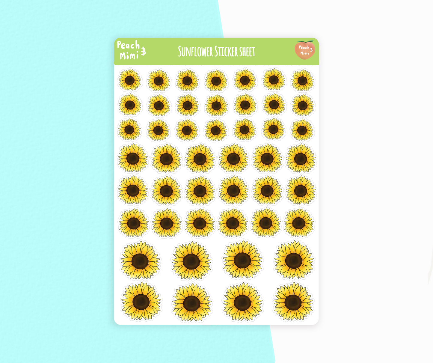 Sunflower Planner Stickers